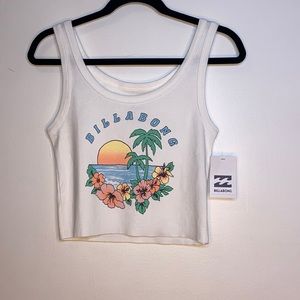 Billabong Coastal Bliss Cropped Tank Top
